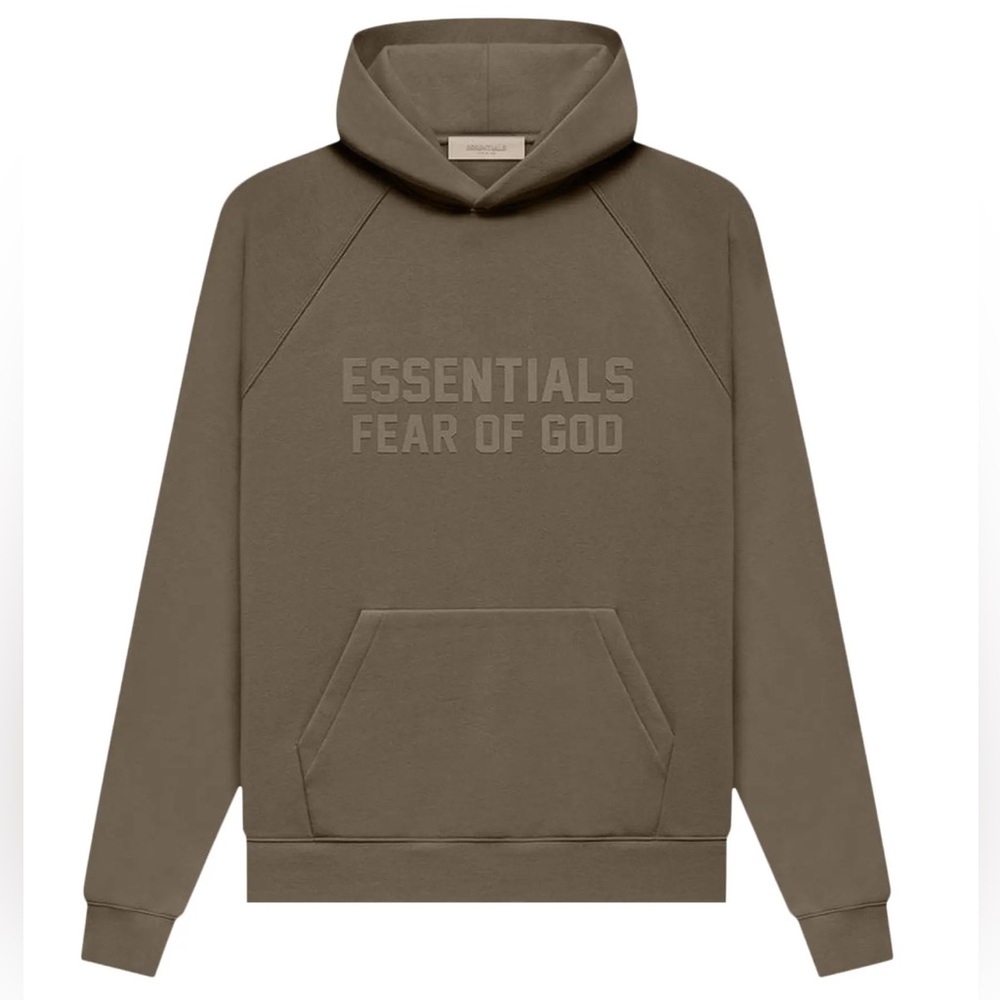Essentials Fear of God Wood Hoodie Size Small